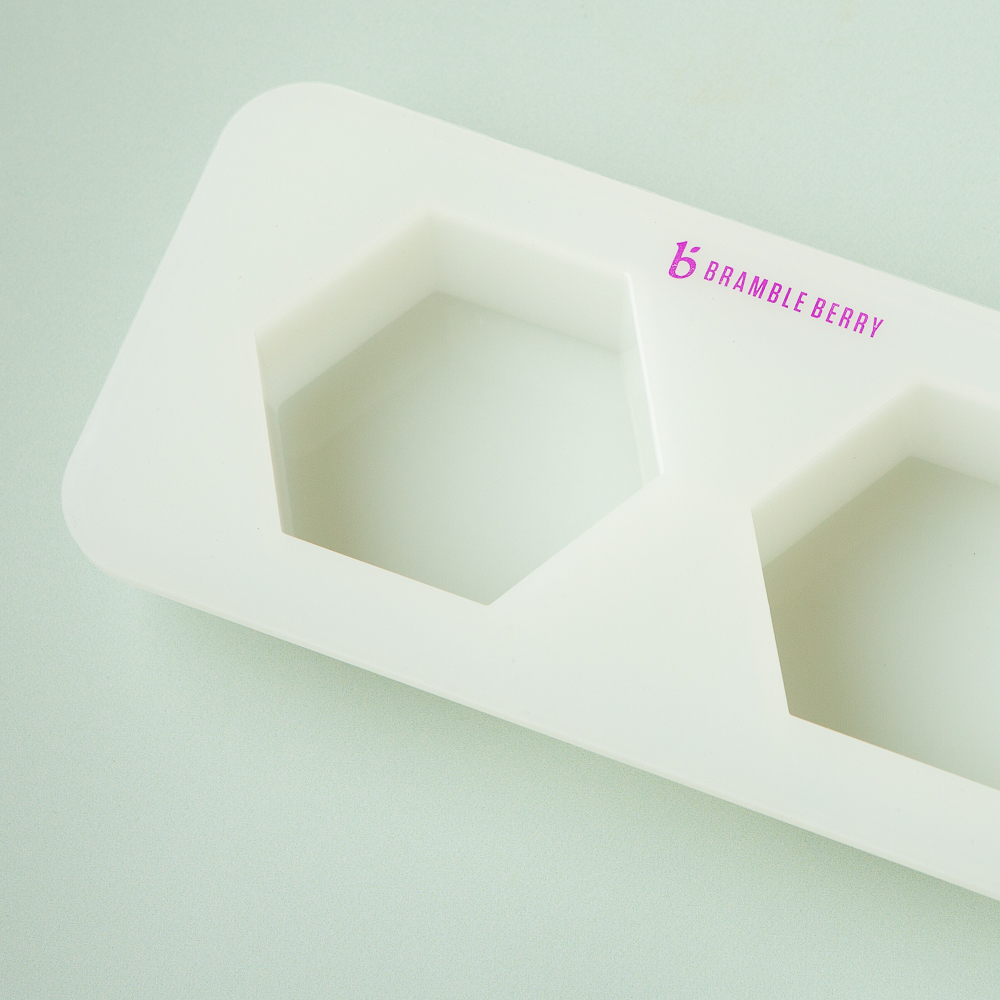 2 Cavity Silicone Hexagon Mold image number null